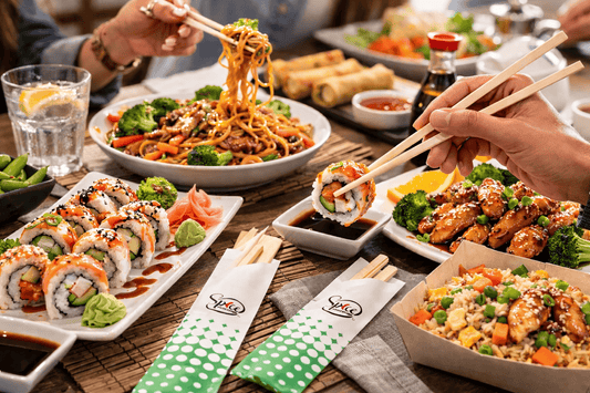 25 Pairs Classic Asian Eco Chopsticks Wooden Wood Dinner Home Party Gift 22.2cm