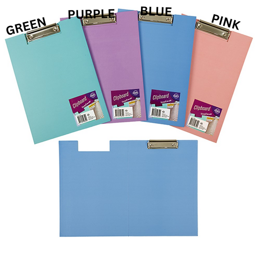 Clipboard A4 Laminated Paper Cover Stationary Office Home School Filing Organise