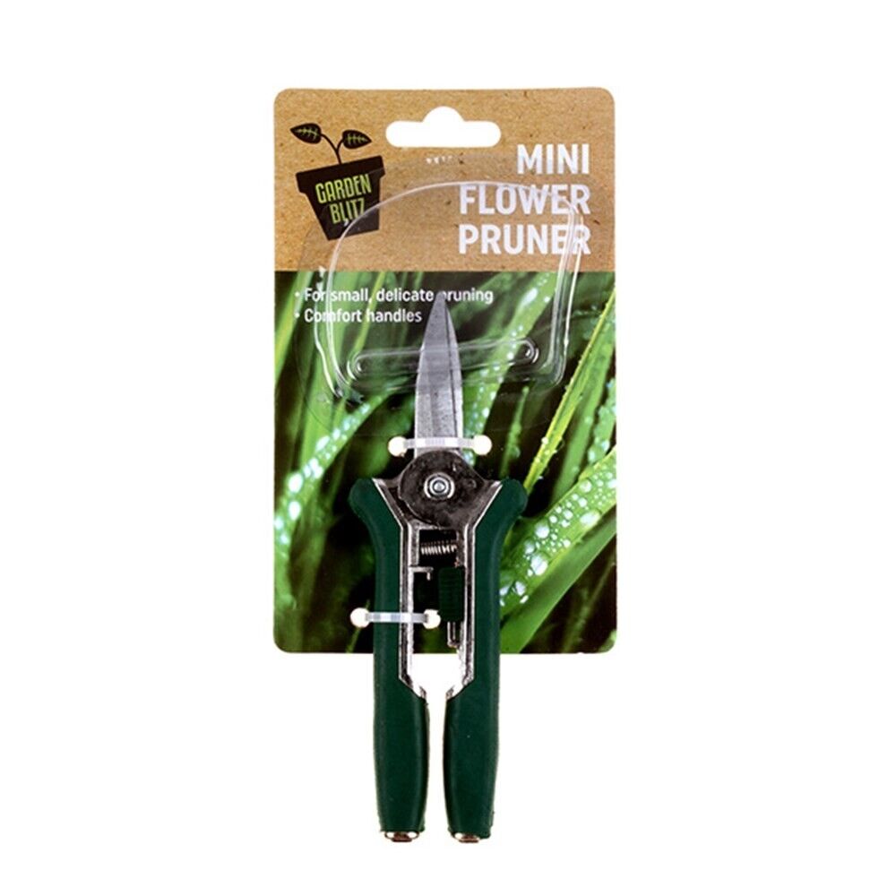 Stainless Steel Garden Secateurs Hand Pruner ByPass Flower Branch Trimmer Cutter