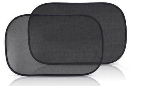 4x Car Window Sun Shade UV Protection Rear Side Window Suction Folds Mesh