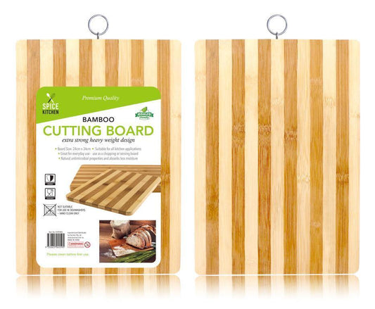 Bamboo Cutting Board Kitchen Serving Chopping Boards Wooden Prep Food 24x34cm