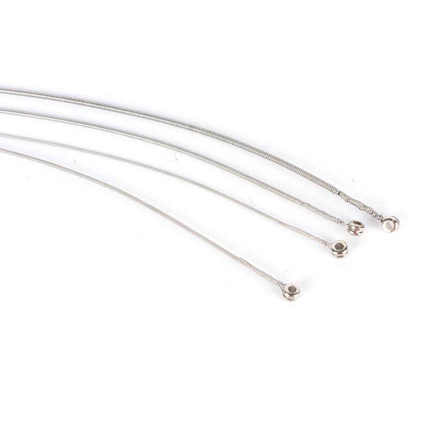 4 String Bass Guitar Steel Strings Accessories Electric .045 - .100