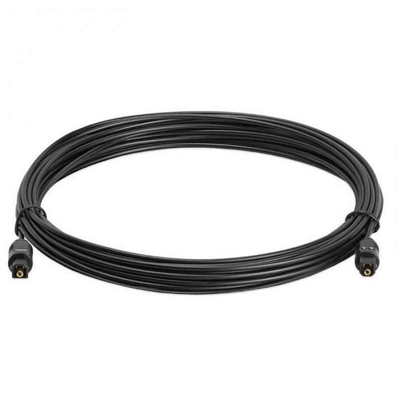 5M Digital Optical Fiber Audio Toslink Optic Cable Cord For TV DVD CD