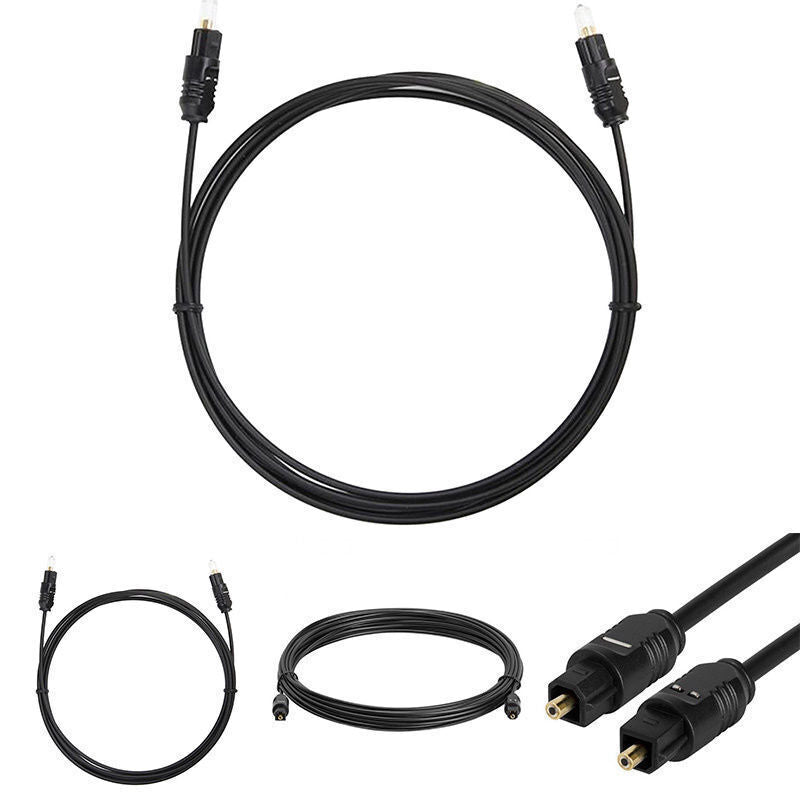 5M Digital Optical Fiber Audio Toslink Optic Cable Cord For TV DVD CD
