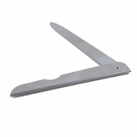 Stainless Steel Dual Sided Metal Nail File Art Pedicure Manicure Tool