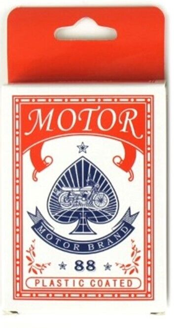 Premium Playing Cards Poker Plastic Coated Card Classic Games Blue Red