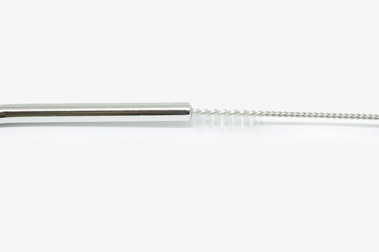 8X Stainless Steel Metal Drinking Straw Straight Bend Reusable Washable 2 Brush