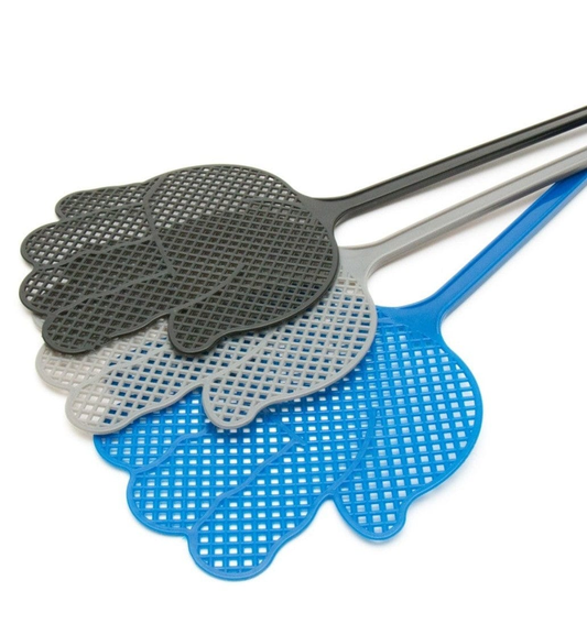 3 X Plastic Mosquito Fly Swatter Handle Insect Swat Killer Bug Catcher