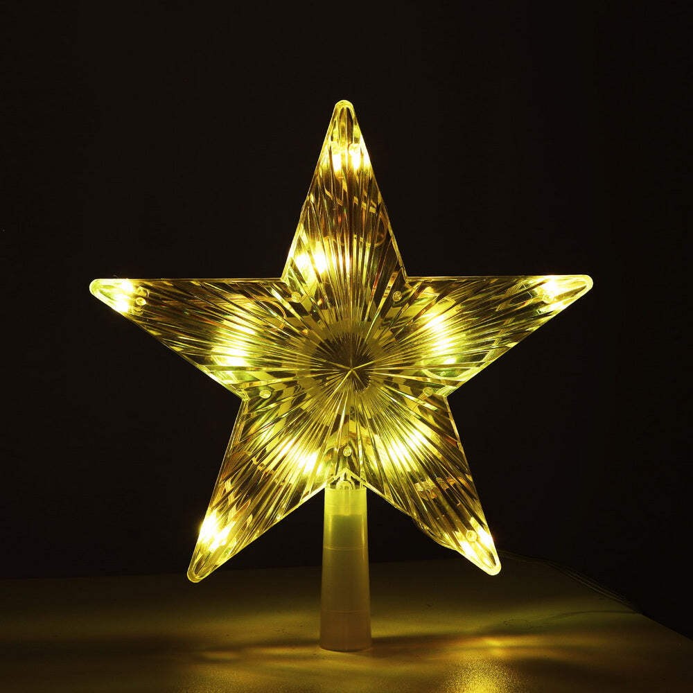 Jingle Jollys Christmas Tree Topper Star RGB LED Xmas Decor 80 Modes APP Control