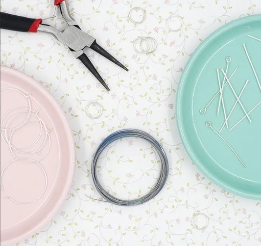 160pcs Jewelry Making Kit Silver Plated Craft Beading Set Wire Hook Rings Clasps