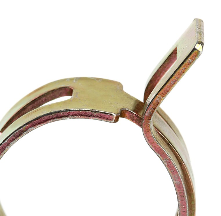 10x 6mm Spring Clip Fuel Line Hose Water Pipe Air Tube Clamps Fastener