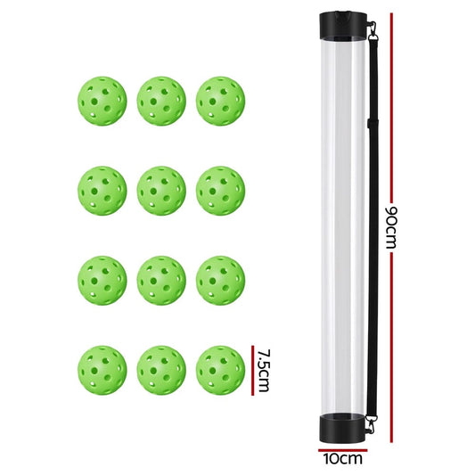 Everfit 12PC Pickleball Collector Set Multi-Ball Retriever Portable Storage Adjustable Strap