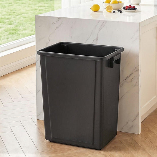 Alona.com.au Home & Garden > Kitchen Bins > Automatic Bins Cefito 35L Rubbish Bin Waste Dustbin Open Top Trash Can Kitchen Office Dark Grey