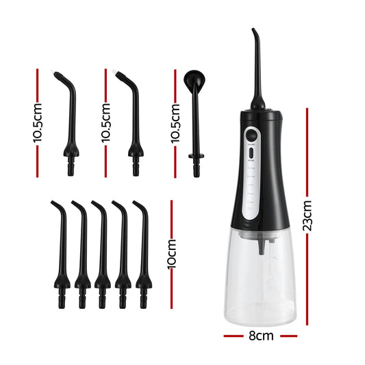 Devanti Cordless Water Flosser Dental Oral Irrigator Black