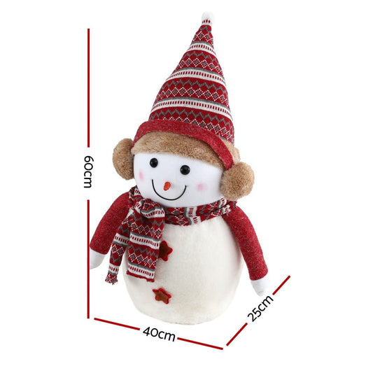 Jingle Jollys Christmas Snowman Handicraft Ornaments Party Decorations 60cm