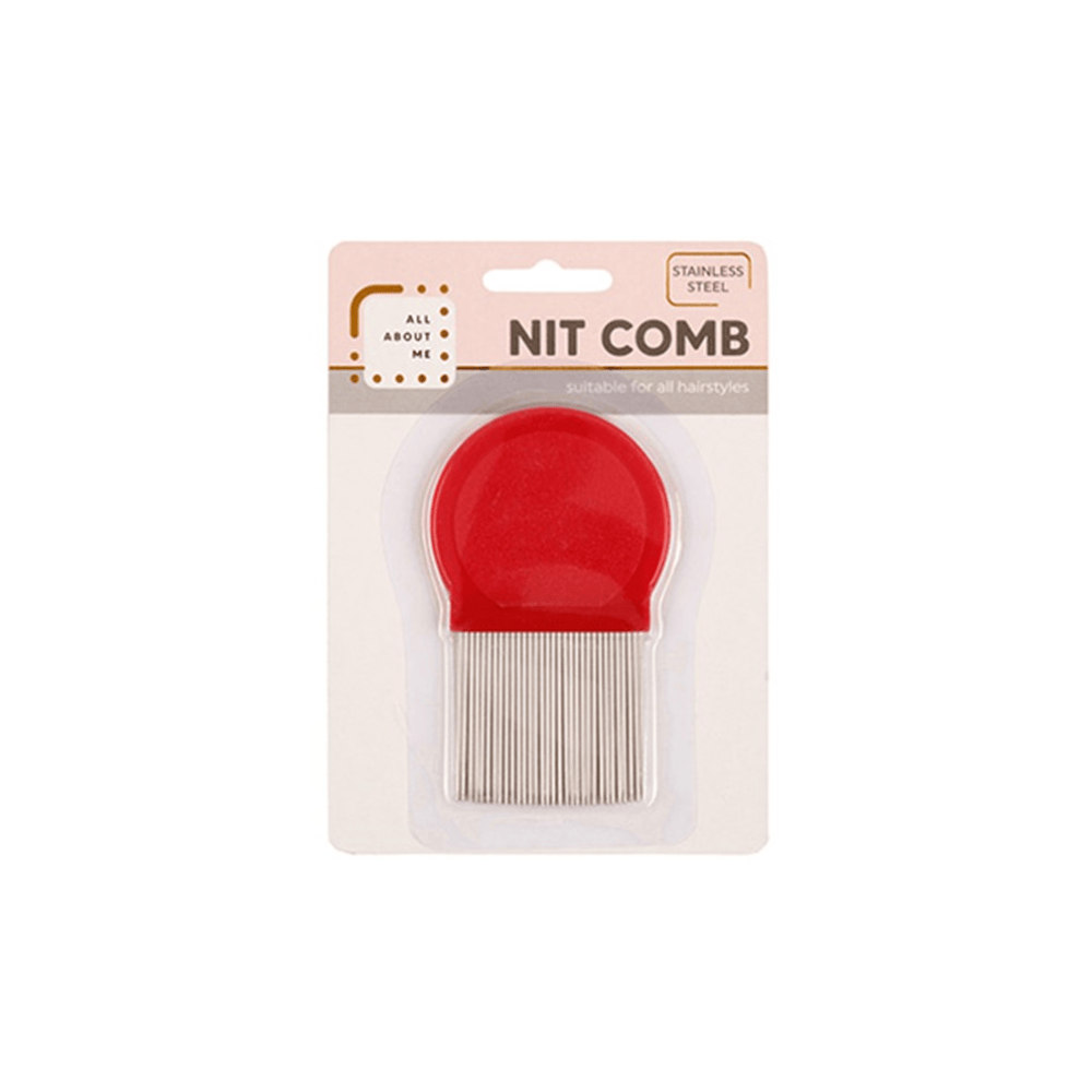 All about me Comb Red Head Lice Nit Metal Long Short Hair Free Removal Comb Brushes Stainless Steel