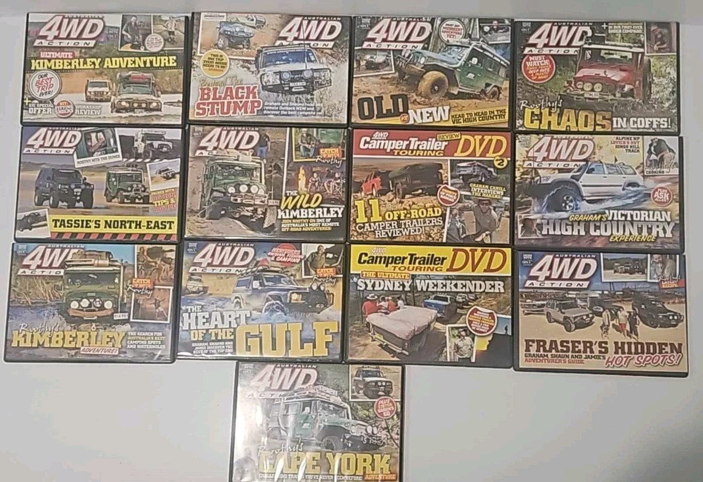 Alona.com.au 13X 4WD Action Magazine DVD Only Region 4