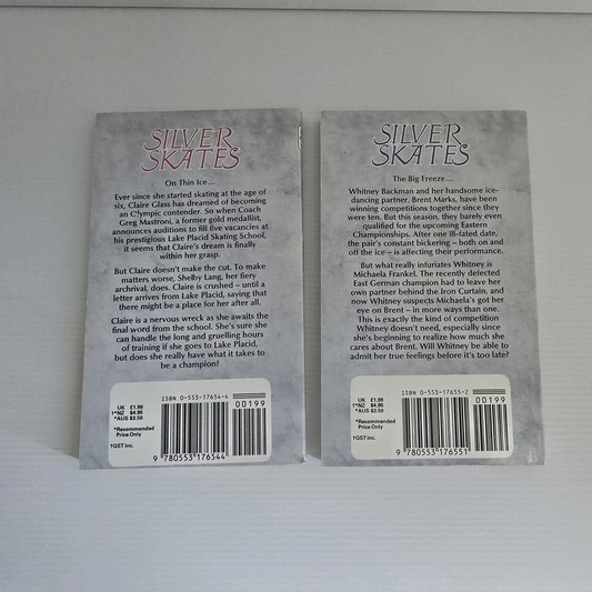 Alona.com.au 2x Silver Skates: Breaking The Ice And Winner's Waltz By Barbara J. Mumma