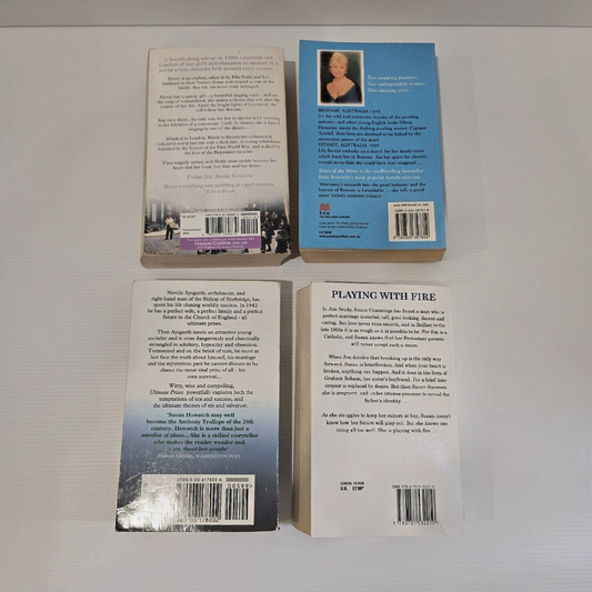 Alona.com.au 4x Mixed Authors Historical Fiction Romance Novel Contemporary Books