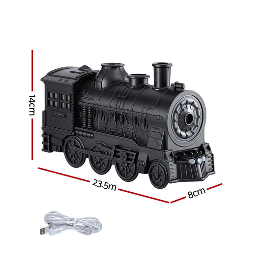 Alona.com.au Appliances > Aroma Diffusers & Humidifiers > Aroma Diffusers Devanti Train Aroma Diffuser Essential Oil Humidifier 300ml Smoke Ring LED Timer
