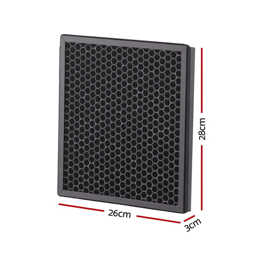 Alona.com.au Appliances > Aroma Diffusers & Humidifiers > Purifiers Devanti Air Purifier Filter Replacement H12 HEPA 2 Pack Dual Intake