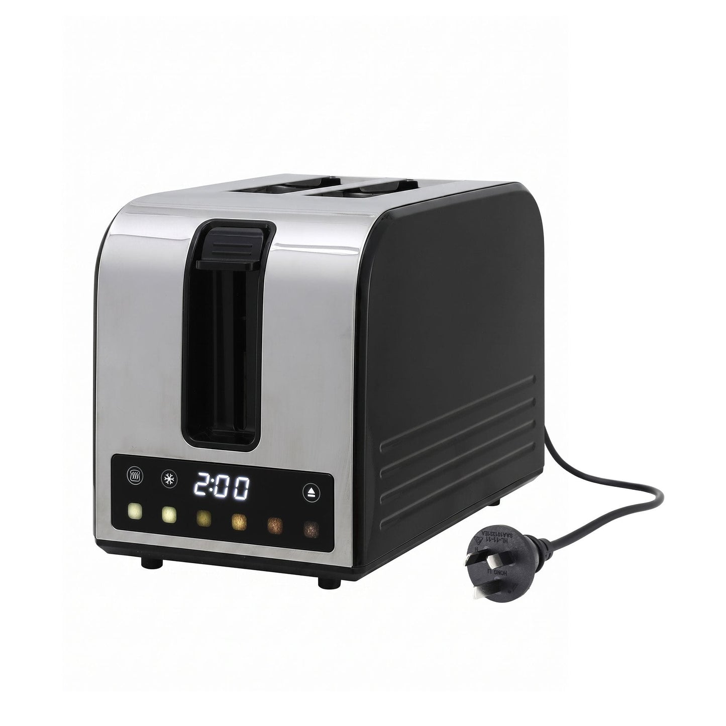 Alona.com.au Appliances > Kitchen Appliances > Toasters & Grills Devanti 2-Slice Toaster, LED Display 3.5cm Wide Slots 6 Browning Levels