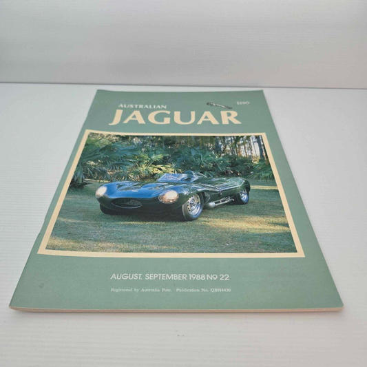Alona.com.au Australian Jaguar Magazine Issue Aug-Sept 1988 No 22 Drivers Car Club Le Mans