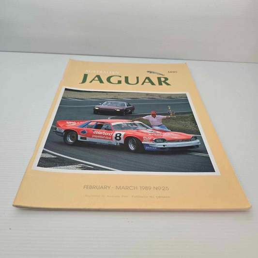 Alona.com.au Australian Jaguar Magazine Issue Feb-March 1989 No 25 Drivers Car Club XJS Coupe