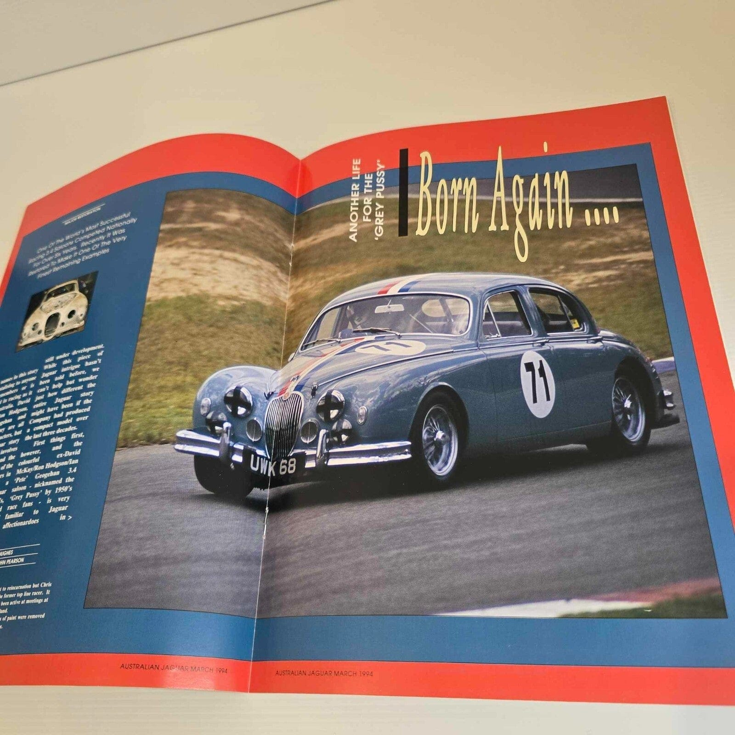Alona.com.au Australian Jaguar Magazine Issue March 1994 No 55 Drivers Car Club MK2