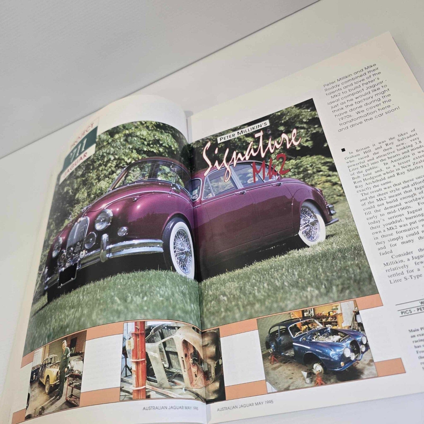 Alona.com.au Australian Jaguar Magazine Issue May 1995 No 62 Drivers Car Club Signature Mk2