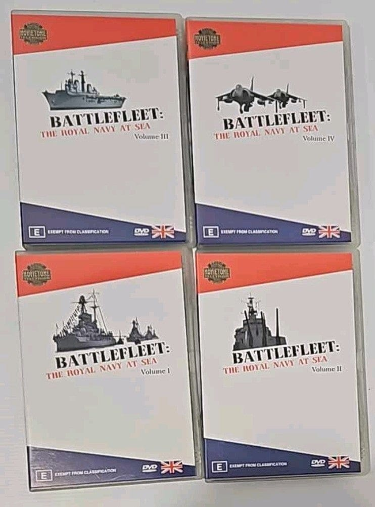 Alona.com.au Battle fleet The Royal Navy at Sea DVD Box Set New