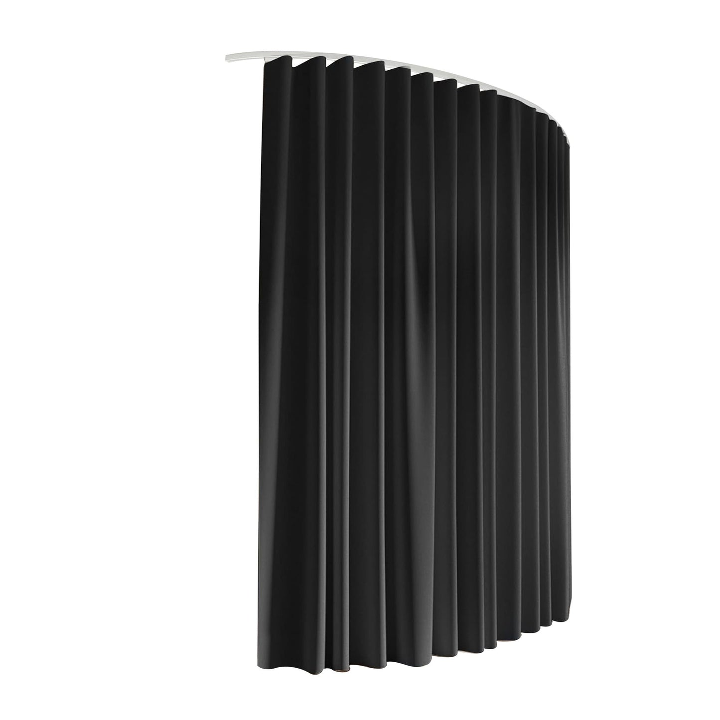 Alona.com.au Furniture > Bedroom > Room Dividers Artiss Room Divider Curtain Ceiling Mounted Track Sets Flexible Black
