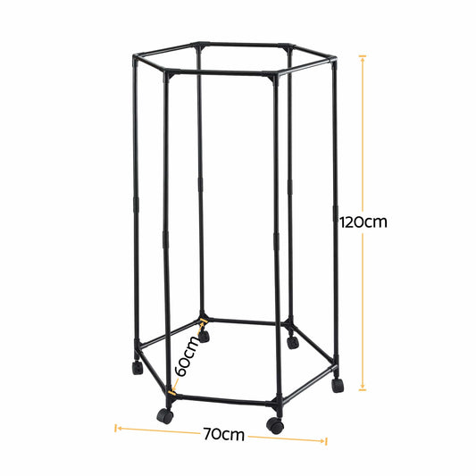 Alona.com.au Furniture > Living Room > Coat Racks Artiss Clothes Rack Airer Rail Coat Stand Wheels 6 Rods
