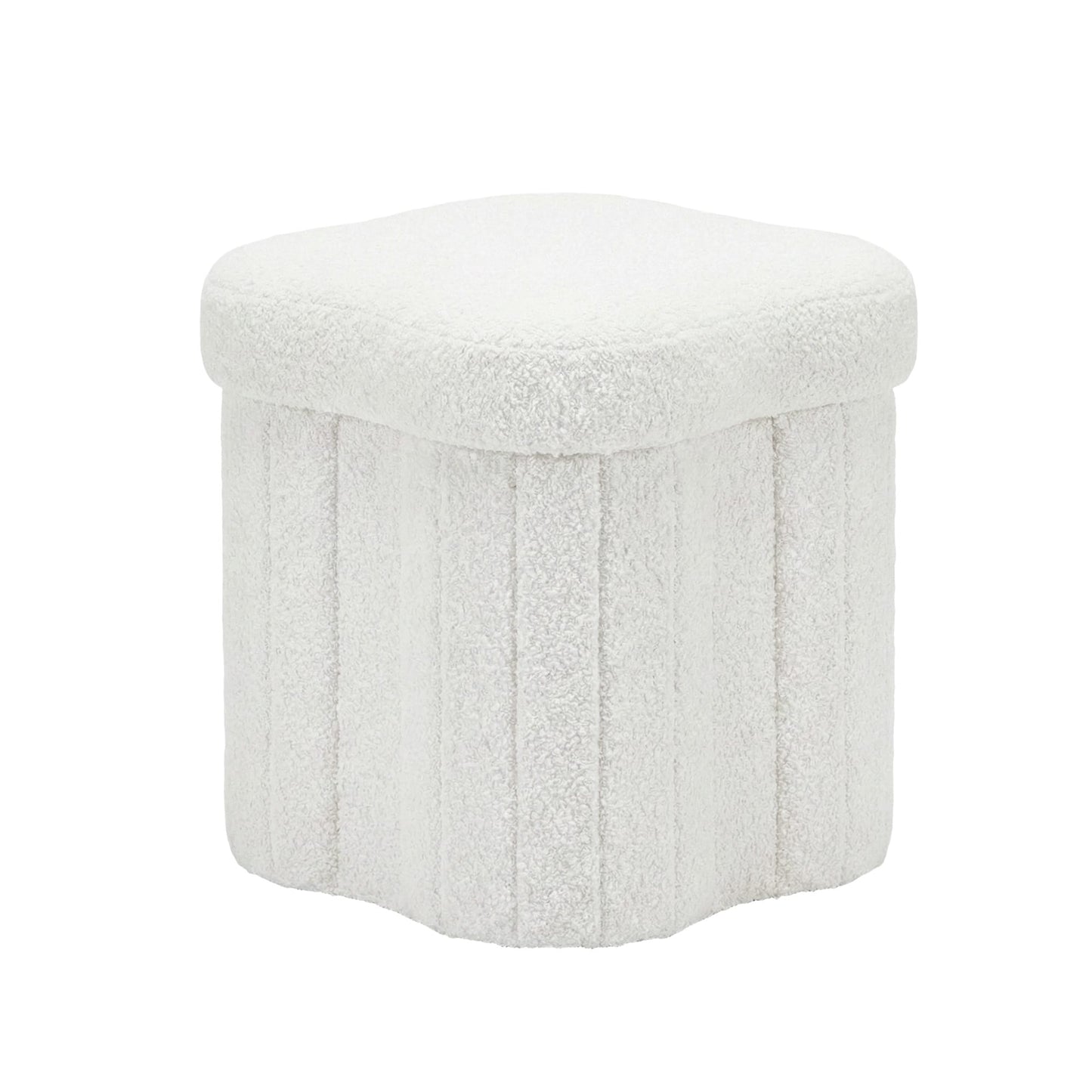 Alona.com.au Furniture > Living Room > Ottomans & Footstools Artiss Storage Ottoman Foot Stool Foldable White