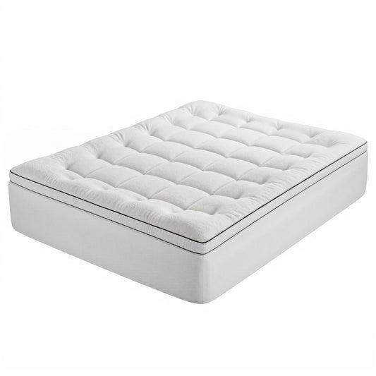 Alona.com.au Furniture > Mattresses > Mattress Toppers Giselle Bedding Queen Mattress Topper 5cm Coral Fleece
