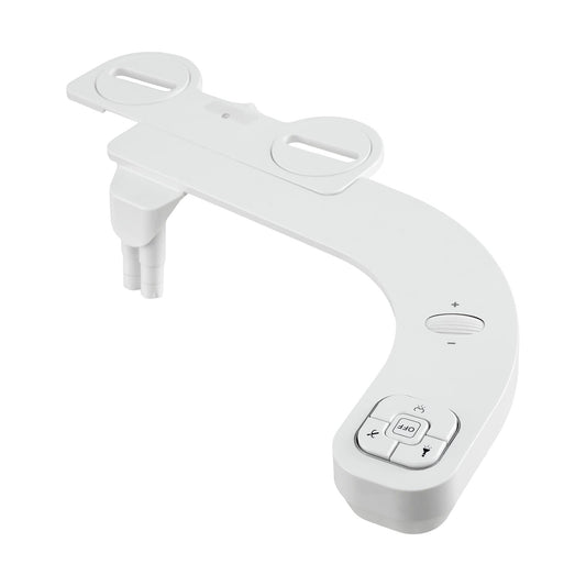 Alona.com.au Home & Garden > Bathroom Accessories > Toilet & Bidet Accessories Cefito Ultra-Slim Bidet Attachment Detachable Bidet with Self-Cleaning Dual Nozzle Non-Electric Adjustable Water Pressure, Cold Water Toilet Bide