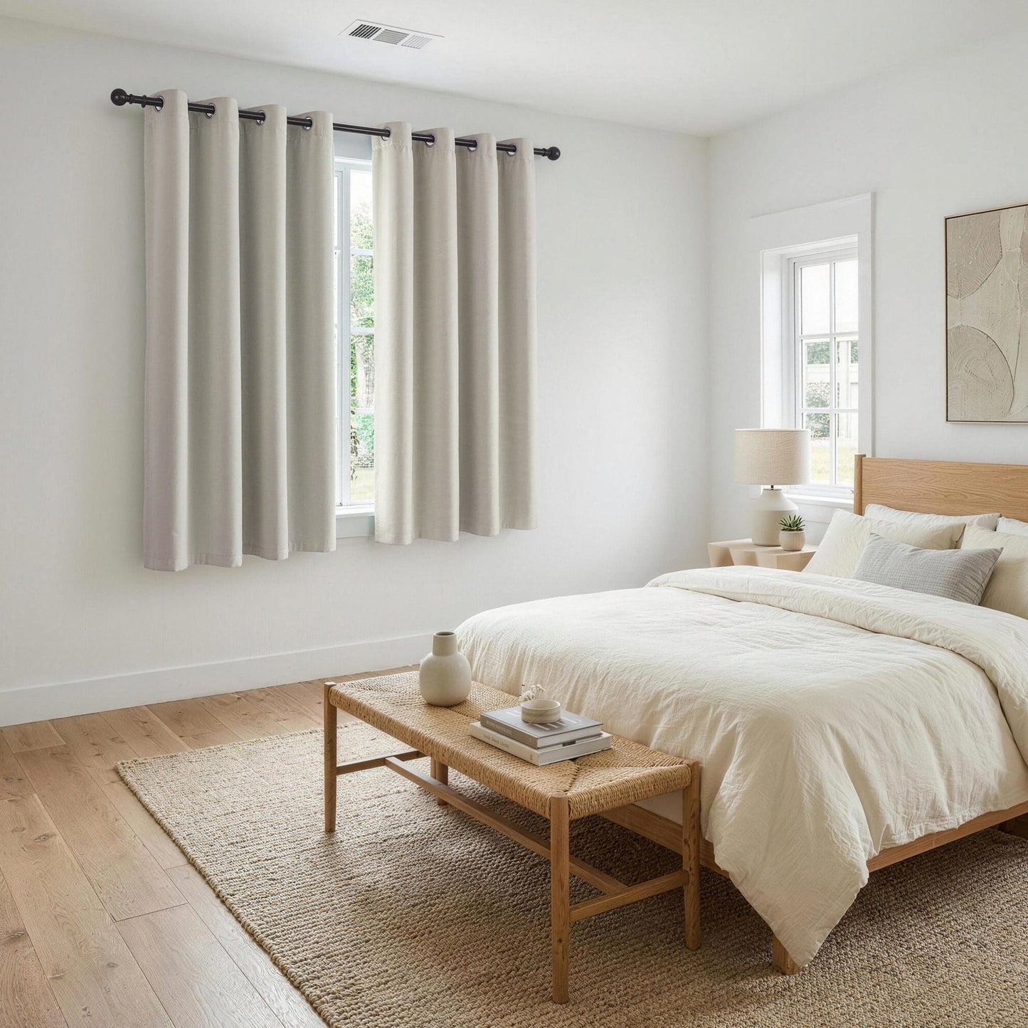 Alona.com.au Home & Garden > Curtains > Curtains & Drapes Artiss Blockout Curtains 2X 132x160cm Thermal Insulated Eyelet Drapes Beige