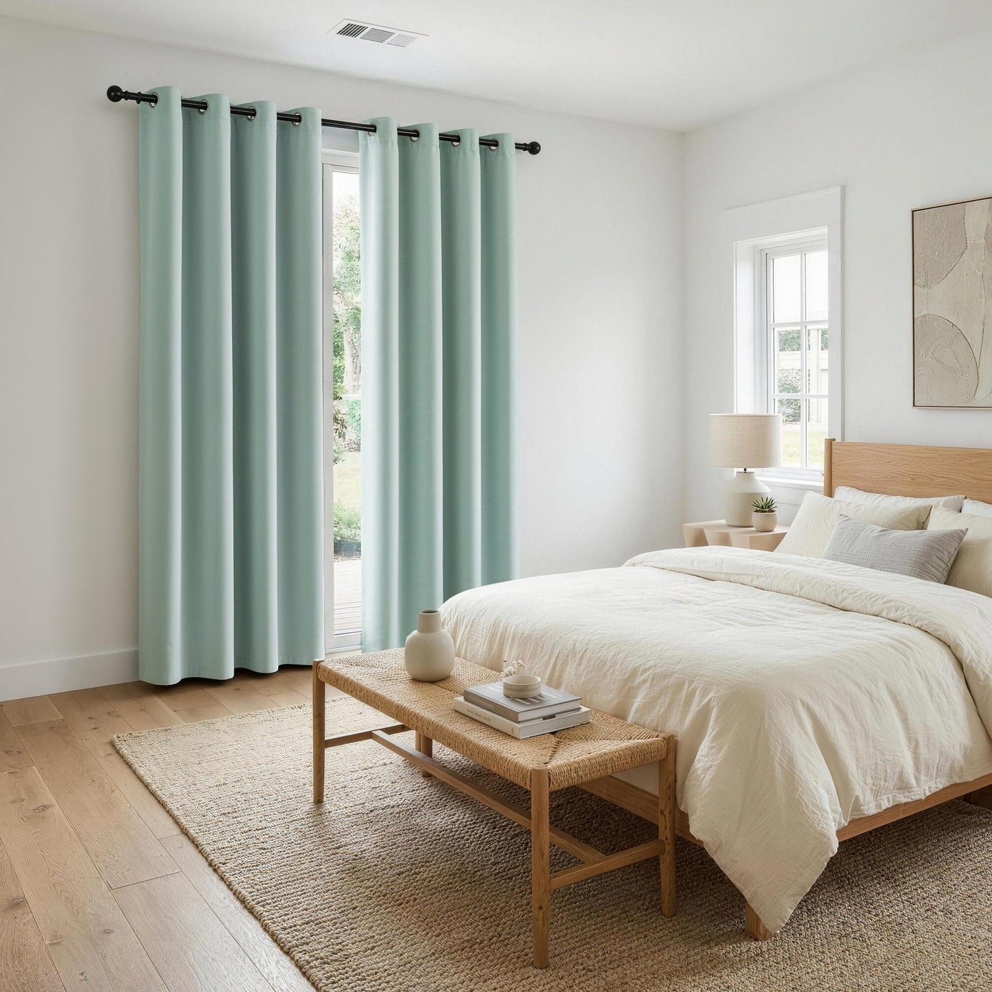 Alona.com.au Home & Garden > Curtains > Curtains & Drapes Artiss Blockout Curtains 2X 132x213cm Thermal Insulated Eyelet Drapes Green