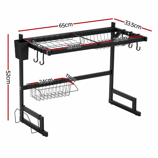 Alona.com.au Home & Garden > Kitchenware > Dish Racks Cefito Dish Drying Rack for Kitchen Storage Organisation Kitchen Sink Organiser Dish Drainer