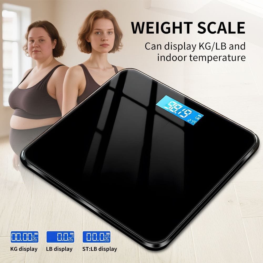 Alona.com.au Home & Garden > Scales > Bathroom Scales 396-pound Weight Scale, Electronic Scale, Bathroom Scale, Personal Scale, High-precision Weight Scale, With LCD High-definition Display And Temperature Display (switchable KG/LB Units) Large Platform, Durable And Safe, Suitable For Various Scenarios