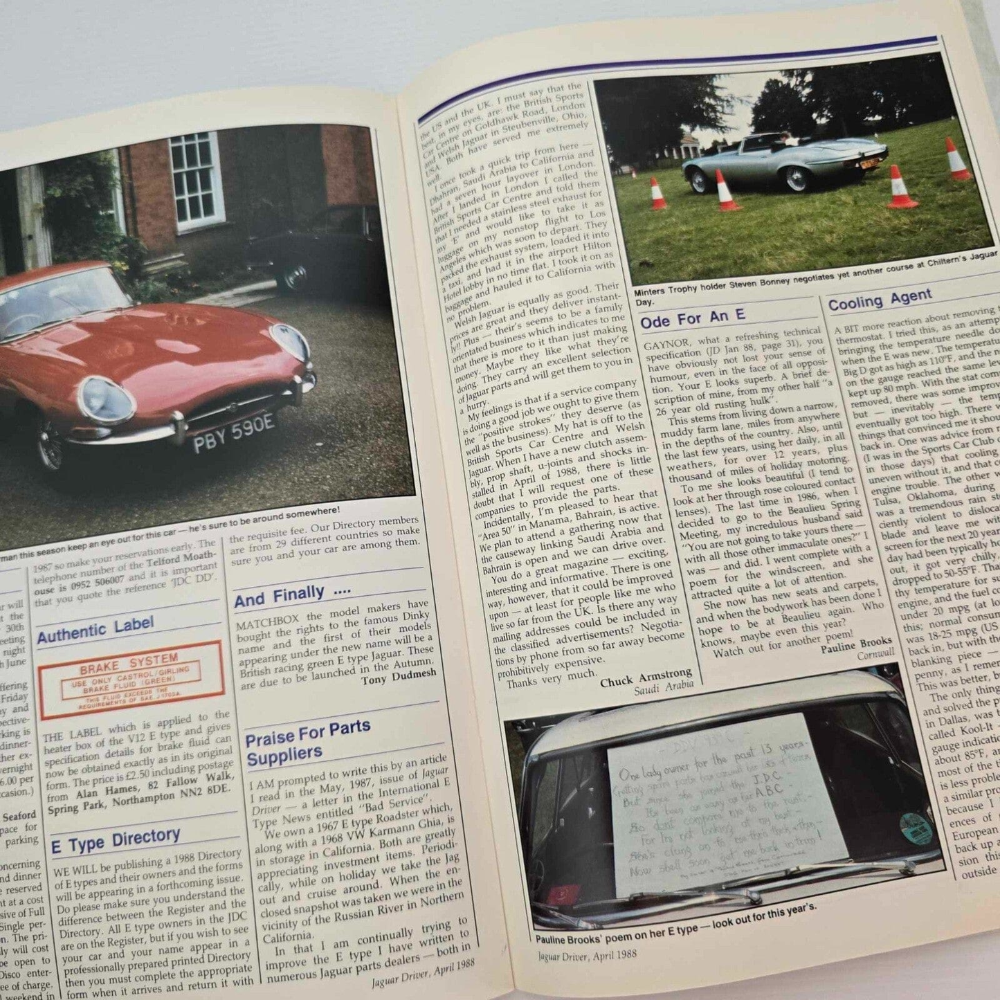 Alona.com.au Jaguar Driver Magazine Issue No 333 World Champions - XJ - MK - E-Type News