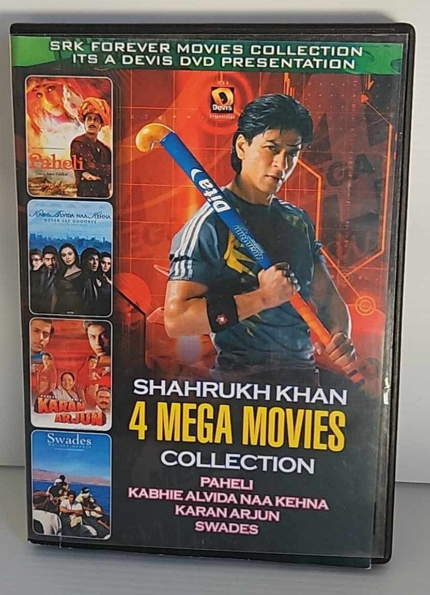 Alona.com.au РАНЕЦ KABHIE ALVIDA NAA KEHNA KARAN ARJUN SWADES DVD Bollywood Indian 4 Movies