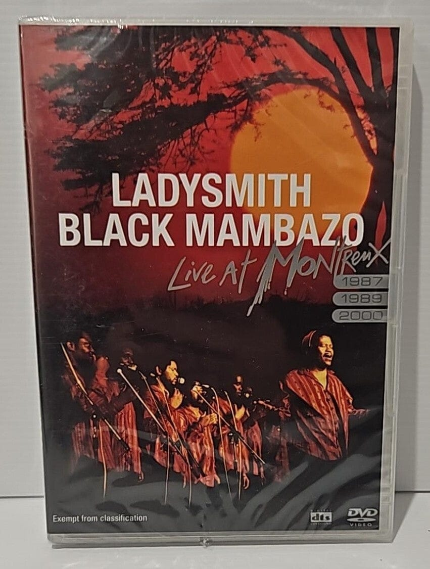 Alona.com.au Ladysmith Black Mambazo Live At Montreux '87 '89 '00 - DVD Region 4 PAL - New