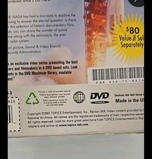 Alona.com.au Maximum 4-Pack - NASA: A Retrospective (DVD, 2007, 4-Disc Set)