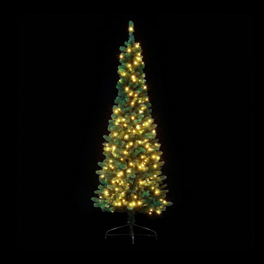Alona.com.au Occasions > Christmas > Christmas Trees Jingle Jollys 1.8m Pre-Lit Christmas Tree Slim Pencil Xmas Tree Corner Tree