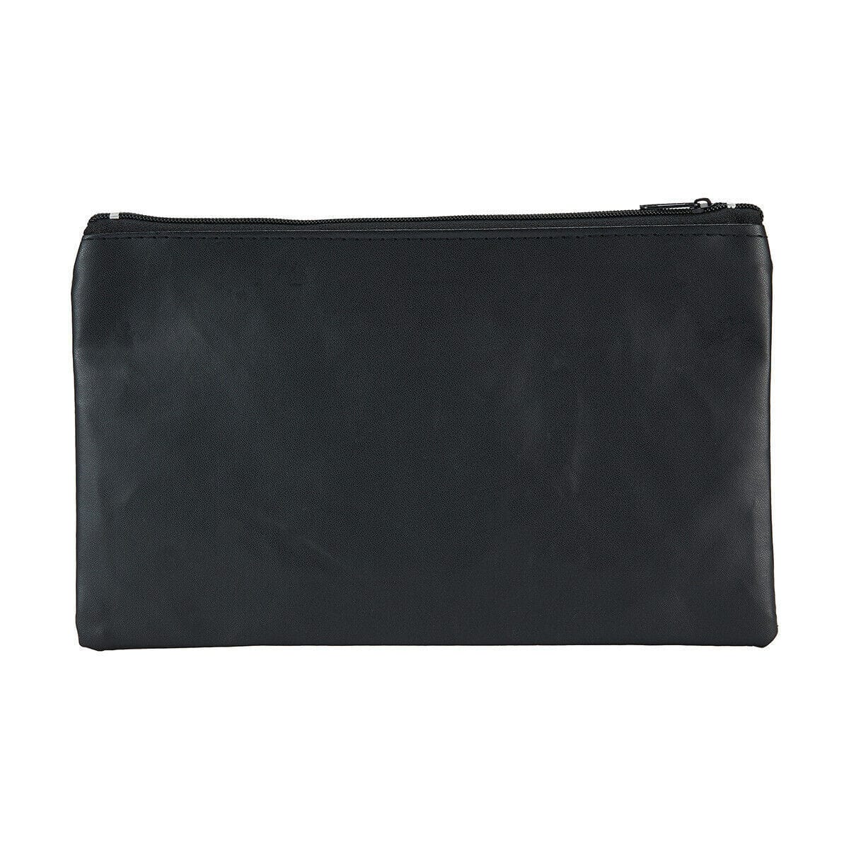 Alona.com.au Pencil Case Zipper Black Storage Bag Name School Office Stationery