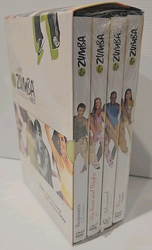 Alona.com.au THE ALL NEW ZUMBA FITNESS dvd set COMPLETE exercise NEVER USED dance 2005