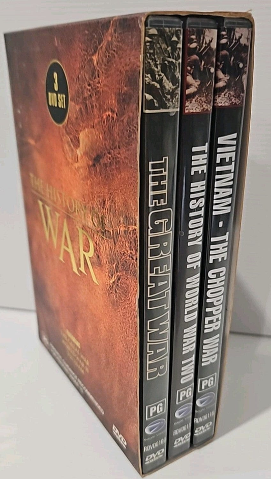 Alona.com.au The History Of War Boxset- All Region DVD - The Great War, World War II, Vietnam