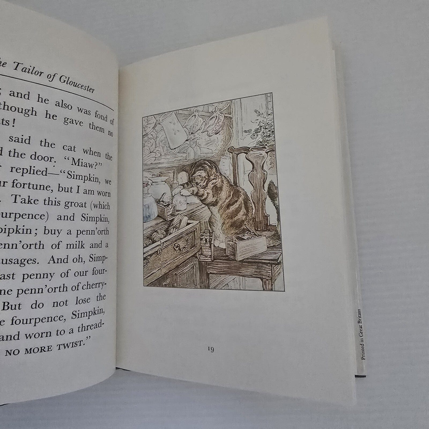 Alona.com.au The Tailor of Gloucester: The original and authorized edition by Beatrix Potter
