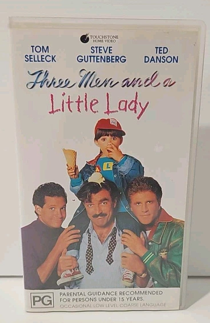 Alona.com.au Three Men and a Little Lady VHS Video Cassette Tape Touchstone Tom Selleck